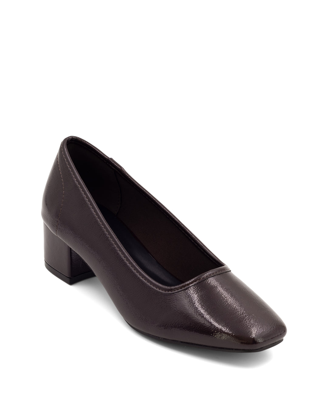 Sussex Ballet Heel Port Crinkled Patent
