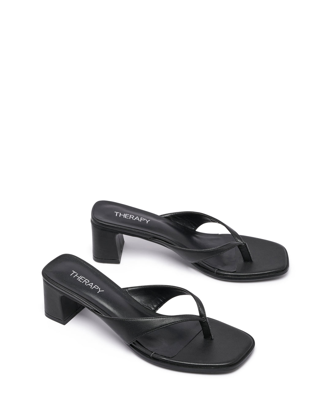 Sydney Thong Heel Black