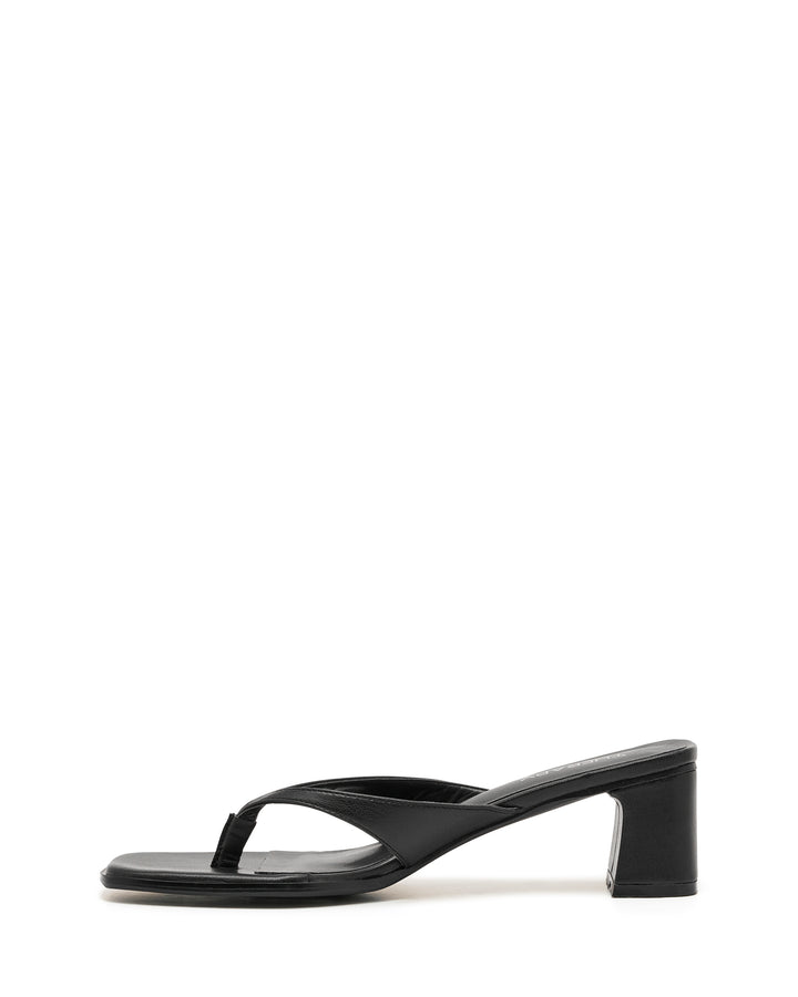 Sydney Thong Heel Black