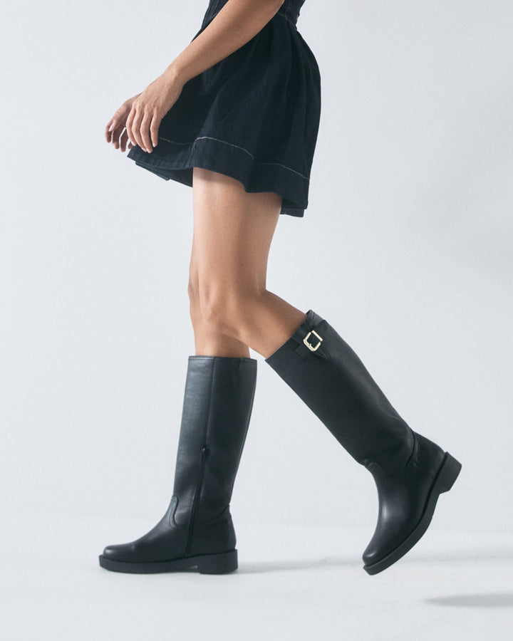 Alven Tall Boot Black