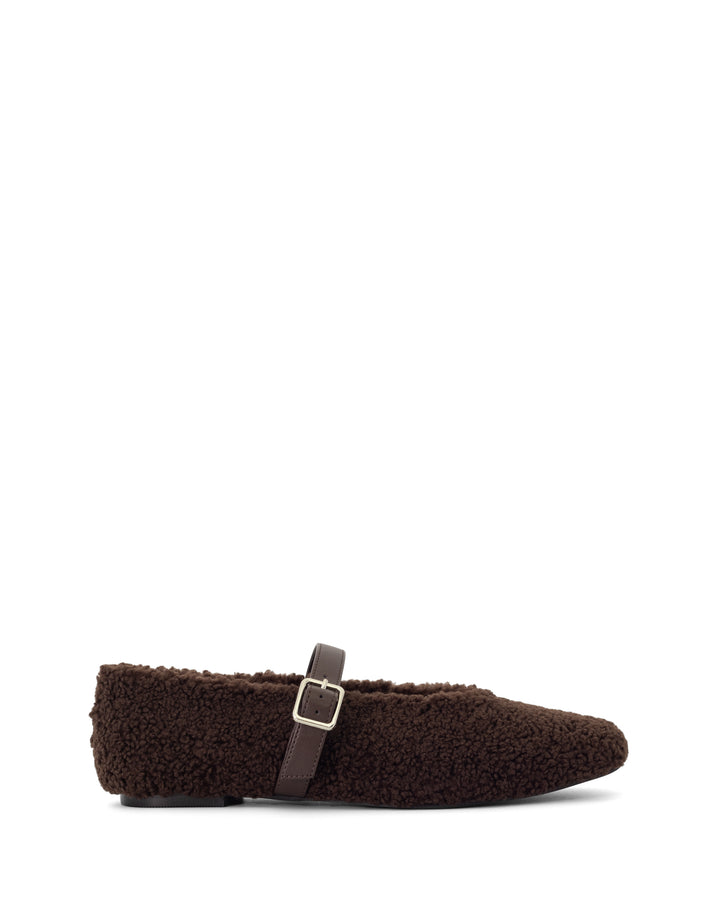 Tilt Ballet Flat Chocolate Teddy