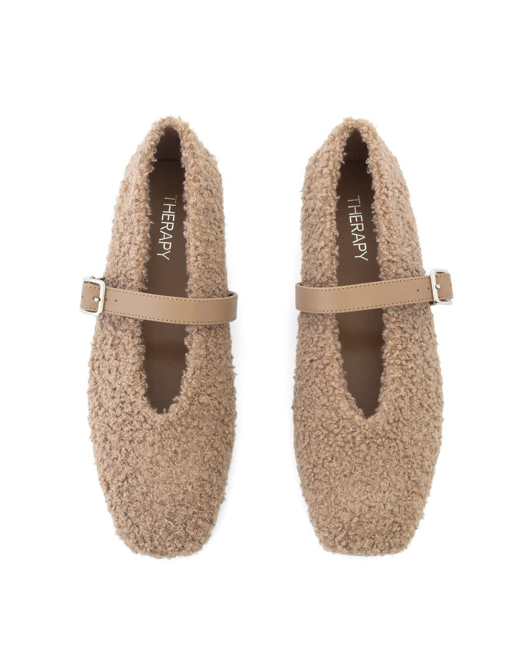 Tilt Ballet Flat Mocha Teddy
