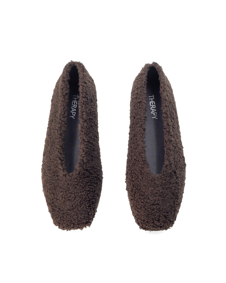 Tonic Ballet Flat Chocolate Teddy