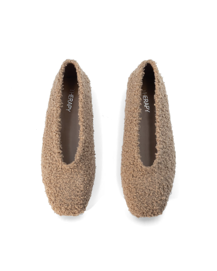 Tonic Ballet Flat Mocha Teddy