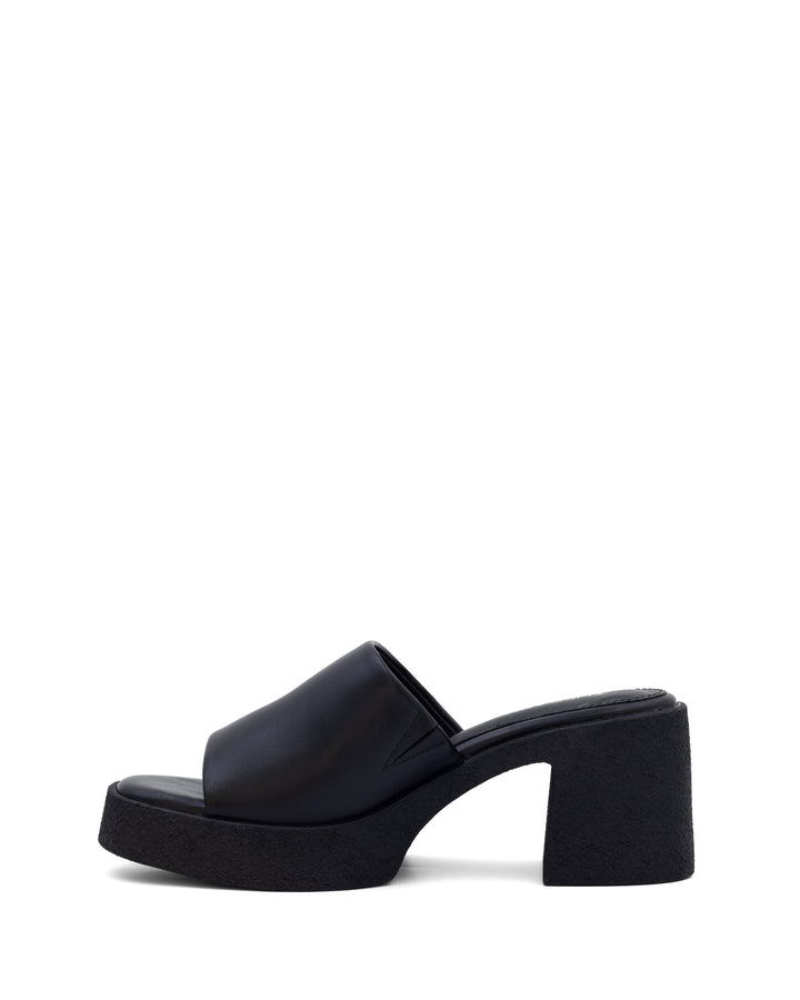 Twisted Platform Heel Black