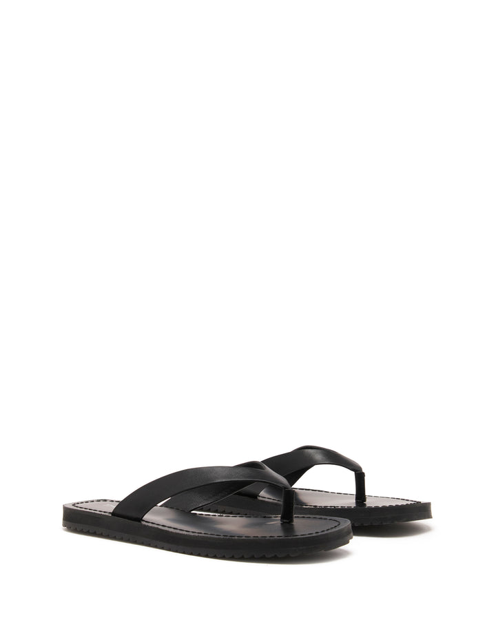 Undone Thong Sandal Black
