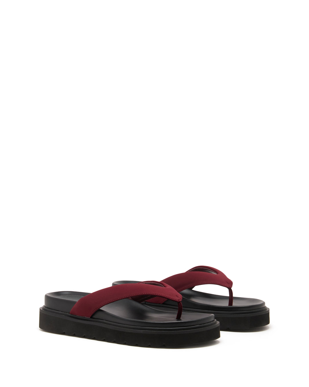 Vacay Thong Sandal Bordeaux Lycra