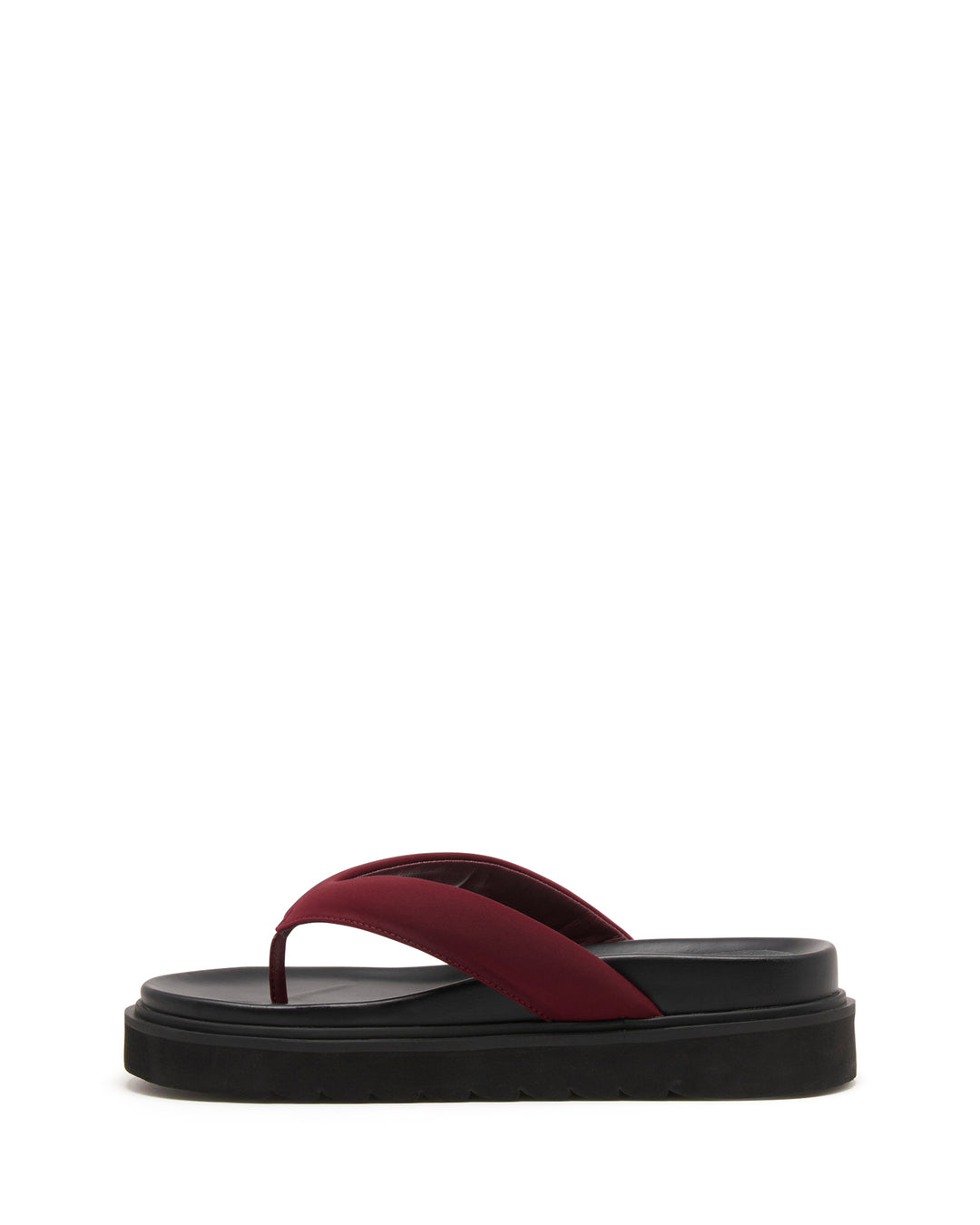 Vacay Thong Sandal Bordeaux Lycra