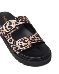 Vacay Thong Sandal Black Lycra