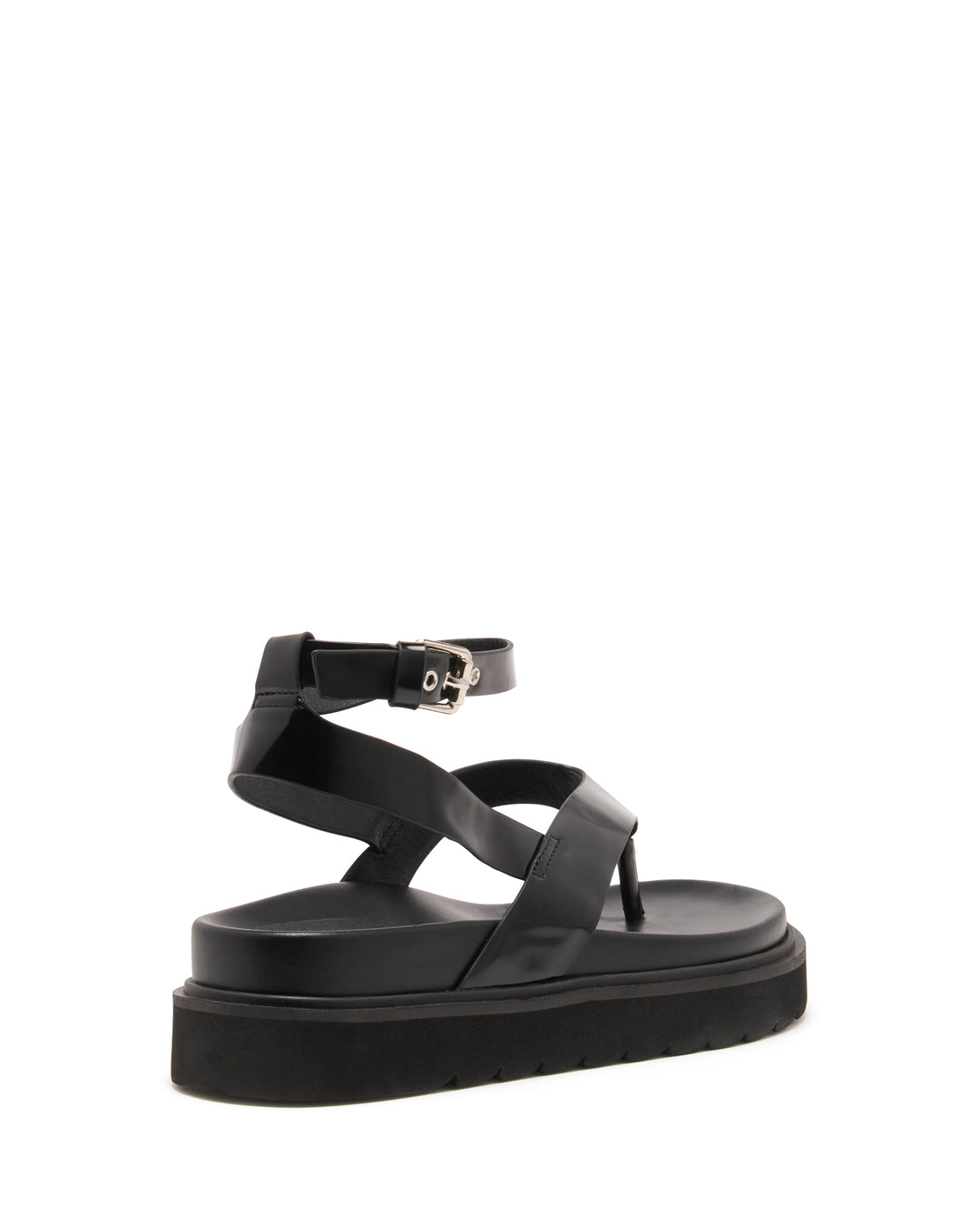 Visa Sandal Black Patent