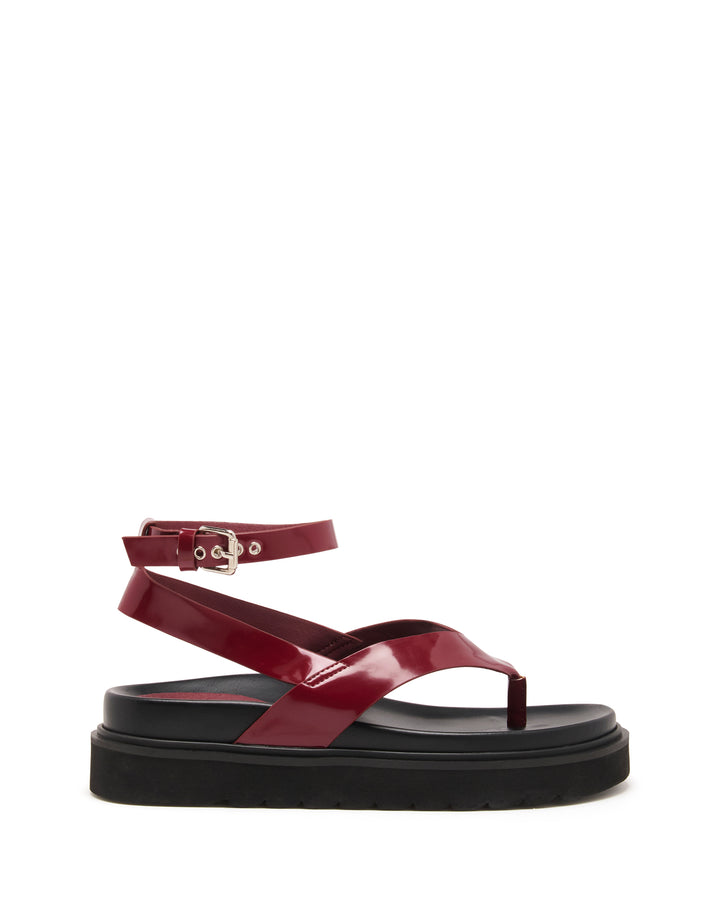 Visa Sandal Bordeaux Patent