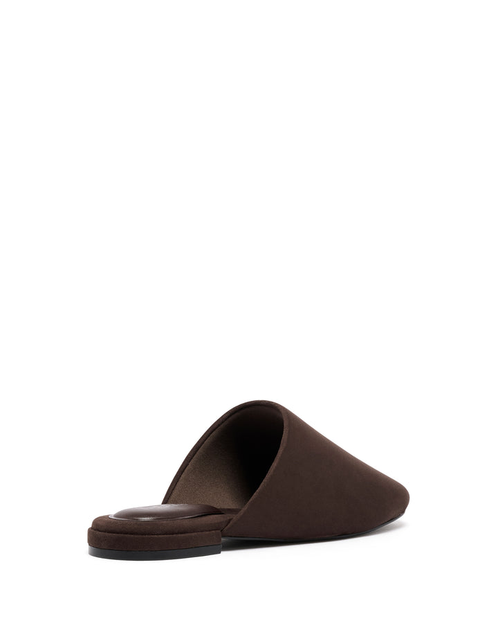 Weston Flat Chocolate Suede