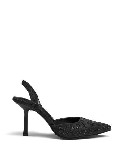 Therapy Shoes Adorn Black | Women's Heels | Sandals | Stiletto | Slingback