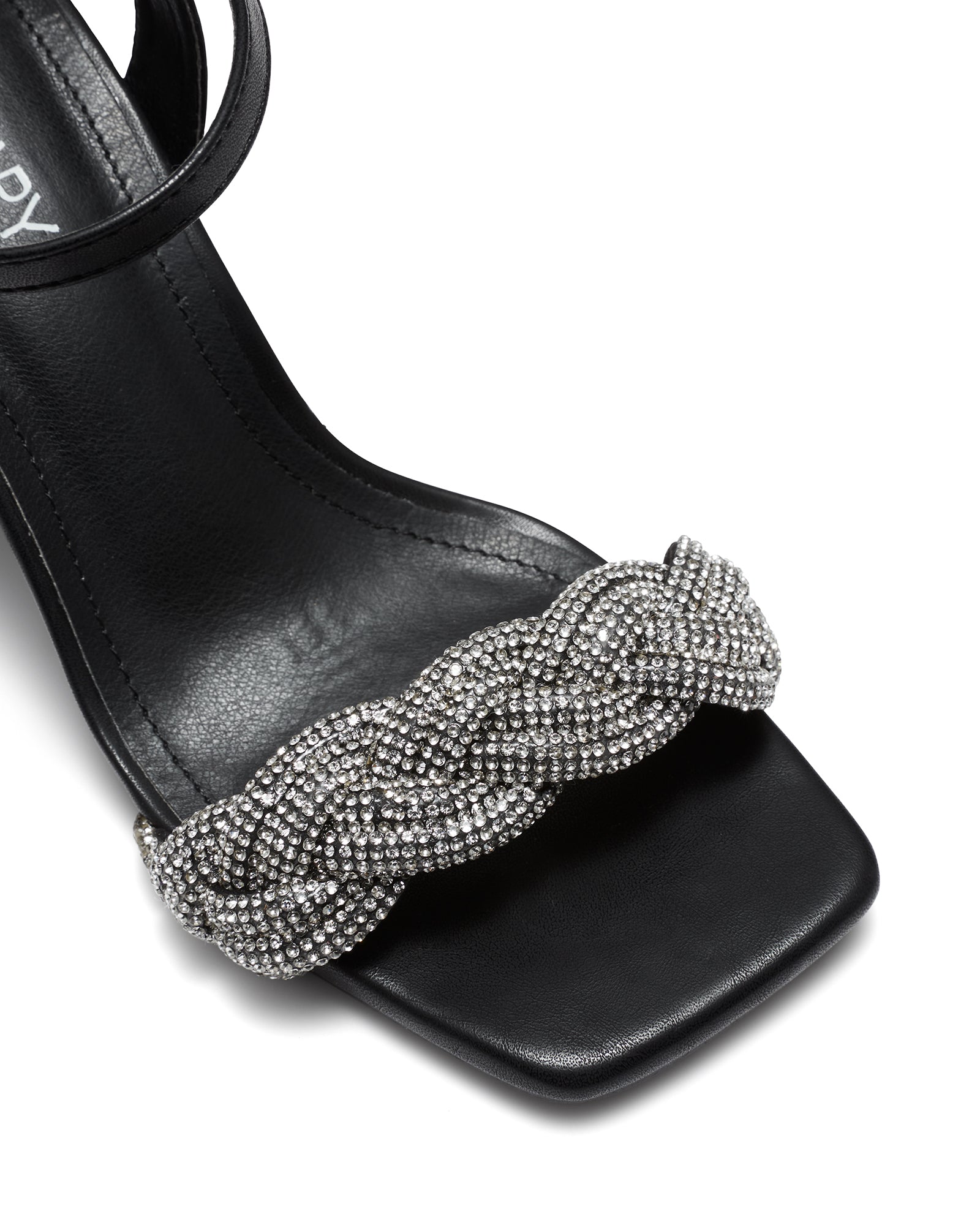 Therapy Shoes Allure Black | Women's Heels | Sandals | Diamante | Braid