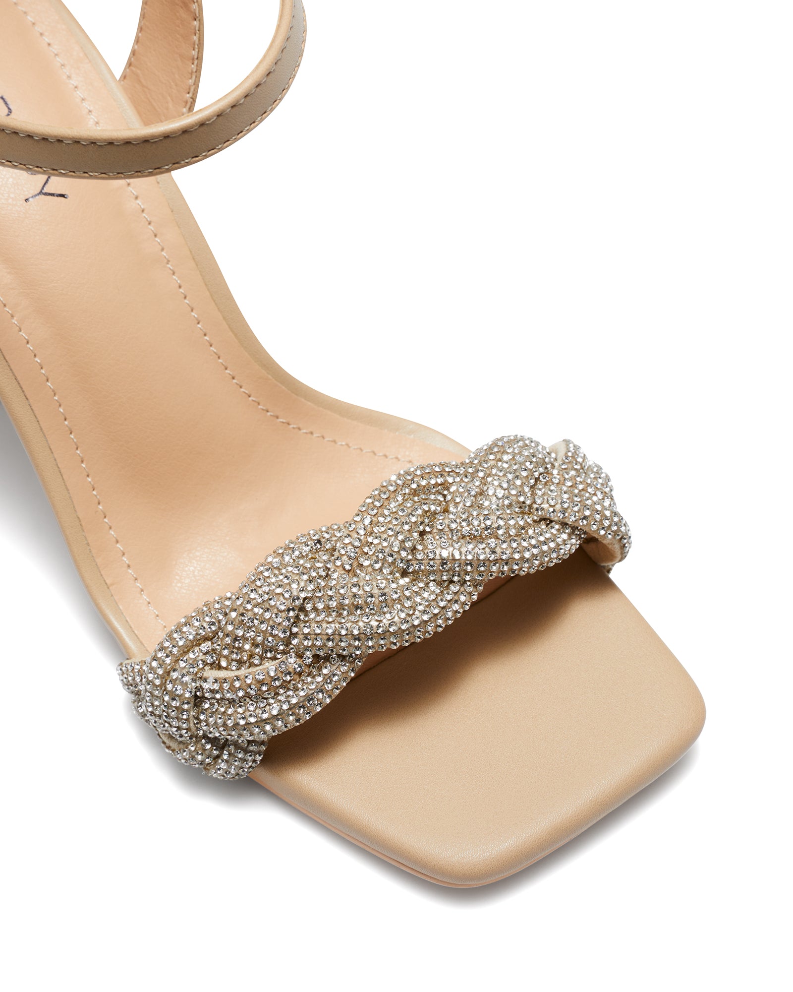 Therapy Shoes Allure Latte | Women's Heels | Sandals | Diamante | Braid