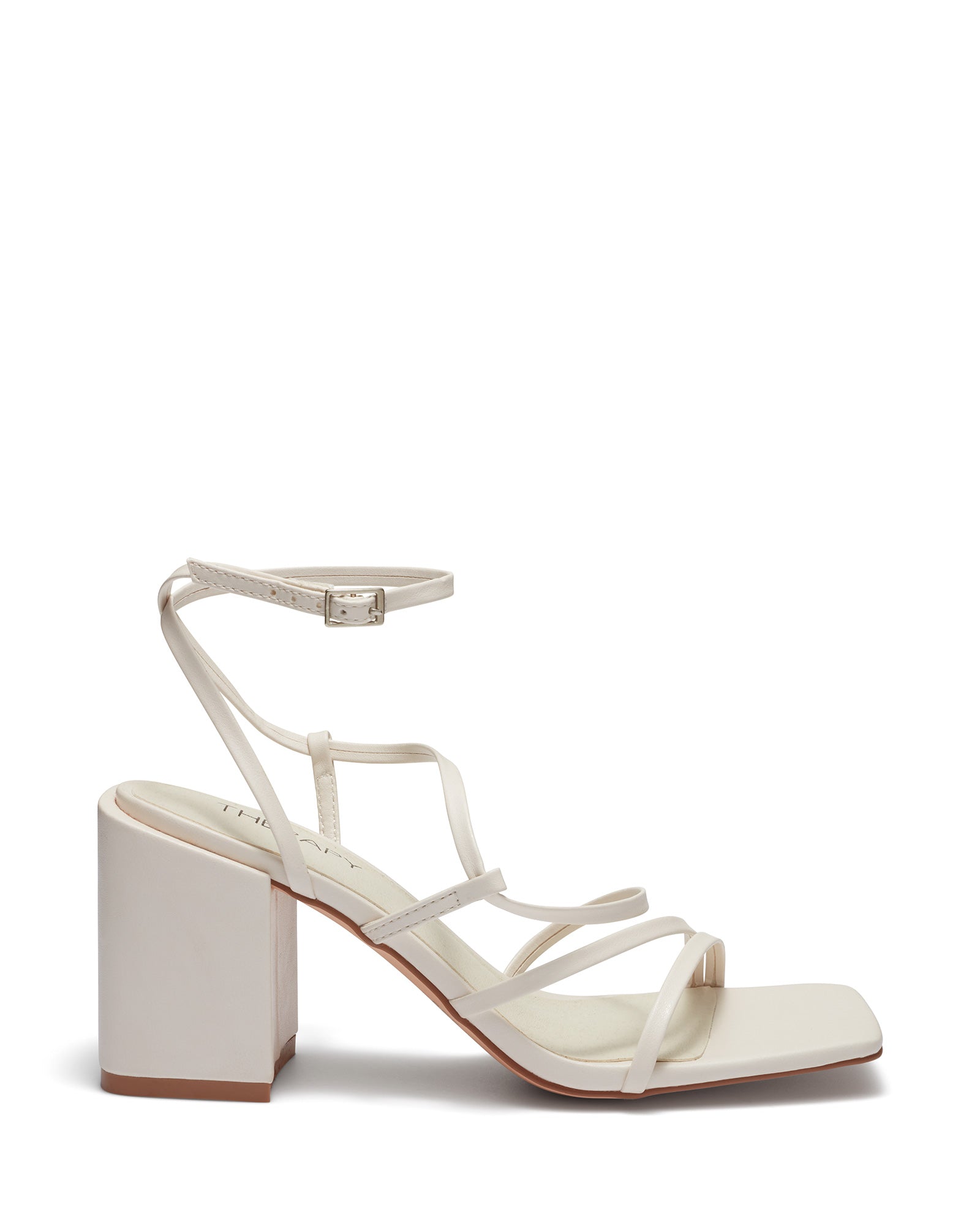 Therapy Shoes Bambi Bone | Women's Heels | Sandals | Strappy | Block