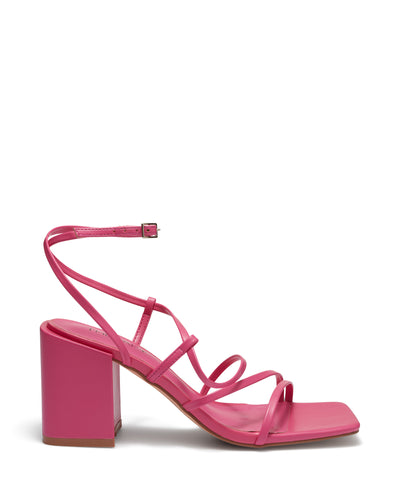 Therapy Shoes Bambi Pink | Women's Heels | Sandals | Strappy | Block