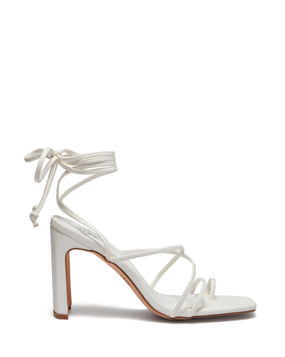 Therapy Shoes Bekka White | Women's Heels | Sandals | Tie Up | Strappy
