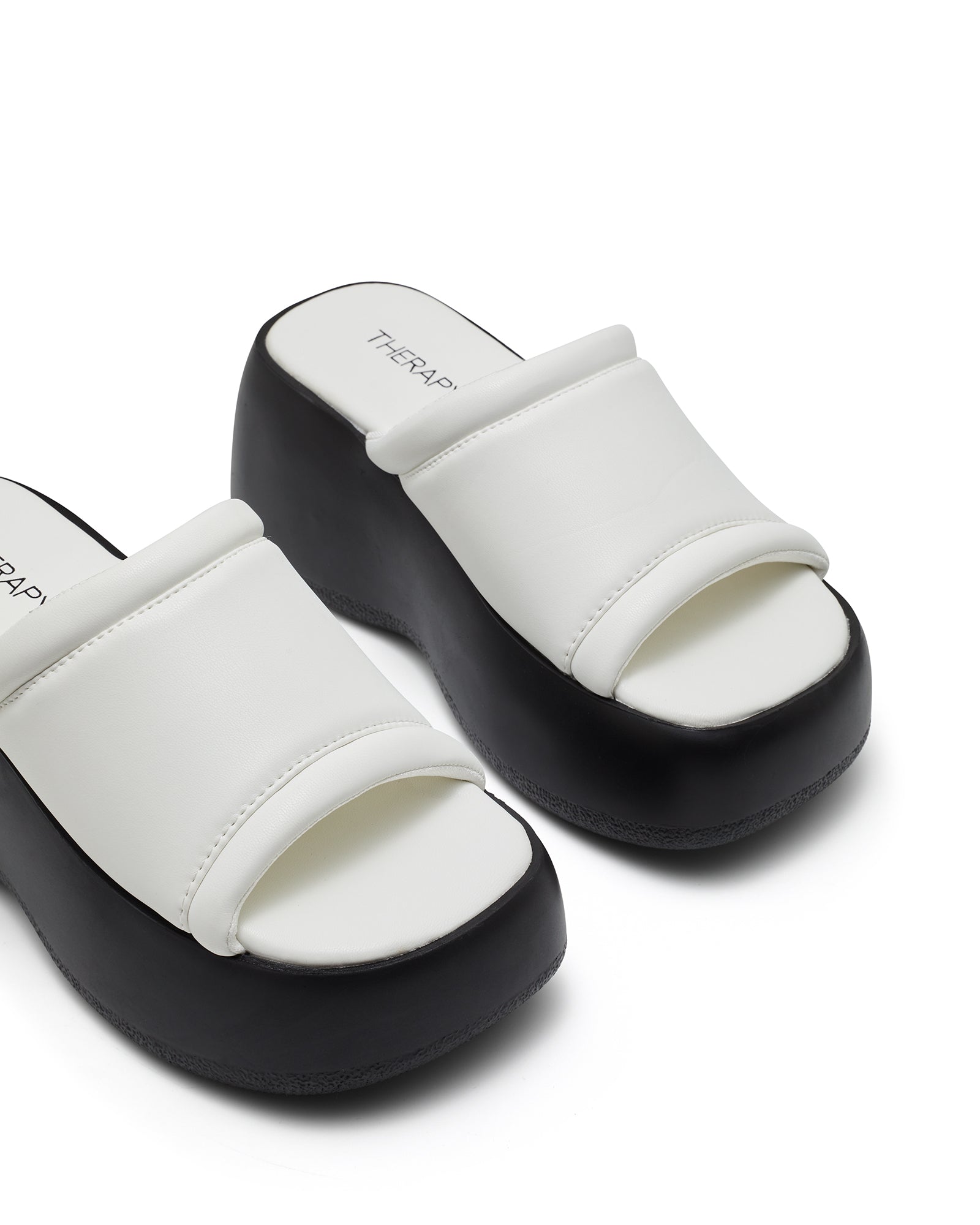Therapy Shoes Bubbles White | Women's Sandals | Slides | Platform | Flatform