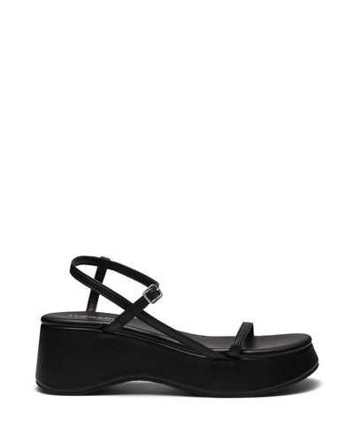 Therapy Shoes Claudia Black | Women's Sandals | Platform | Flatform | Strappy