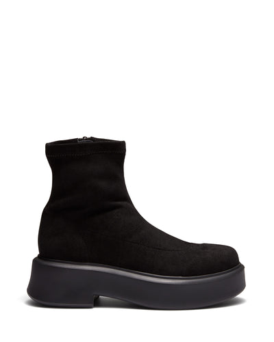 Therapy Shoes Colson Black | Women's Boots | Ankle | Grunge | Sock Boot