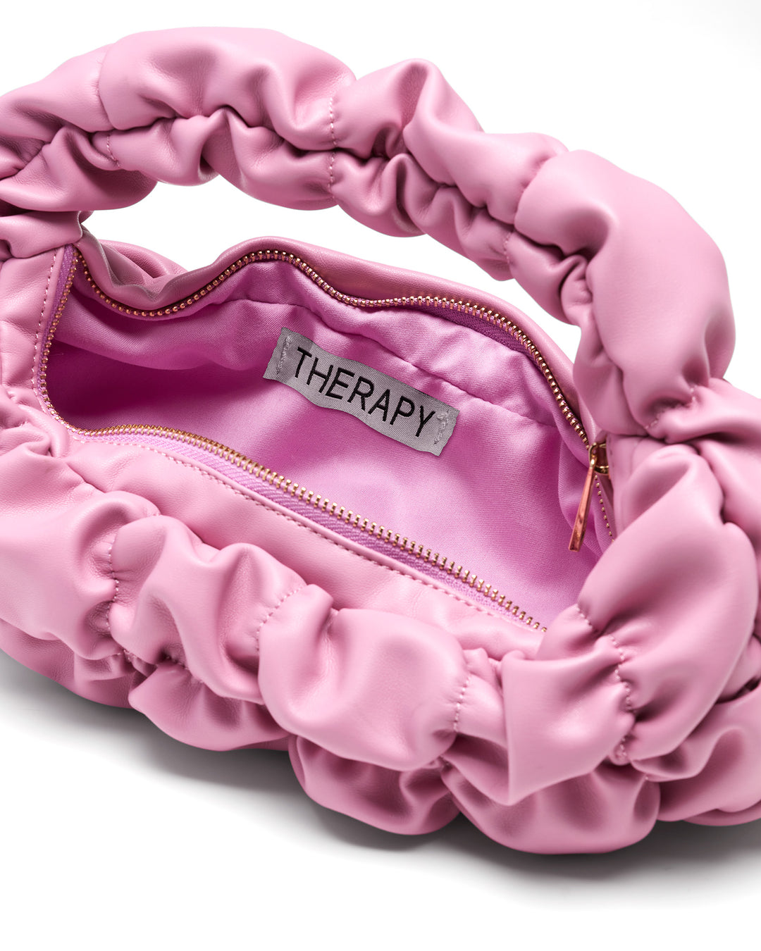 Therapy Shoes Cosmos Lilac | Women's Bag | Handbag | Scrunch | Ruched