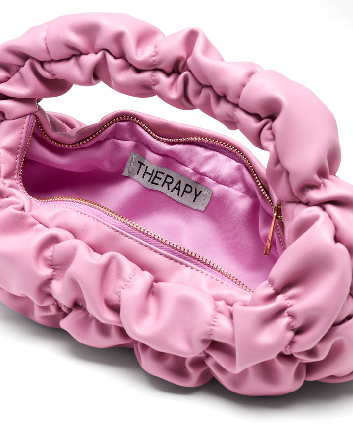 Therapy Shoes Cosmos Lilac | Women's Bag | Handbag | Scrunch | Ruched