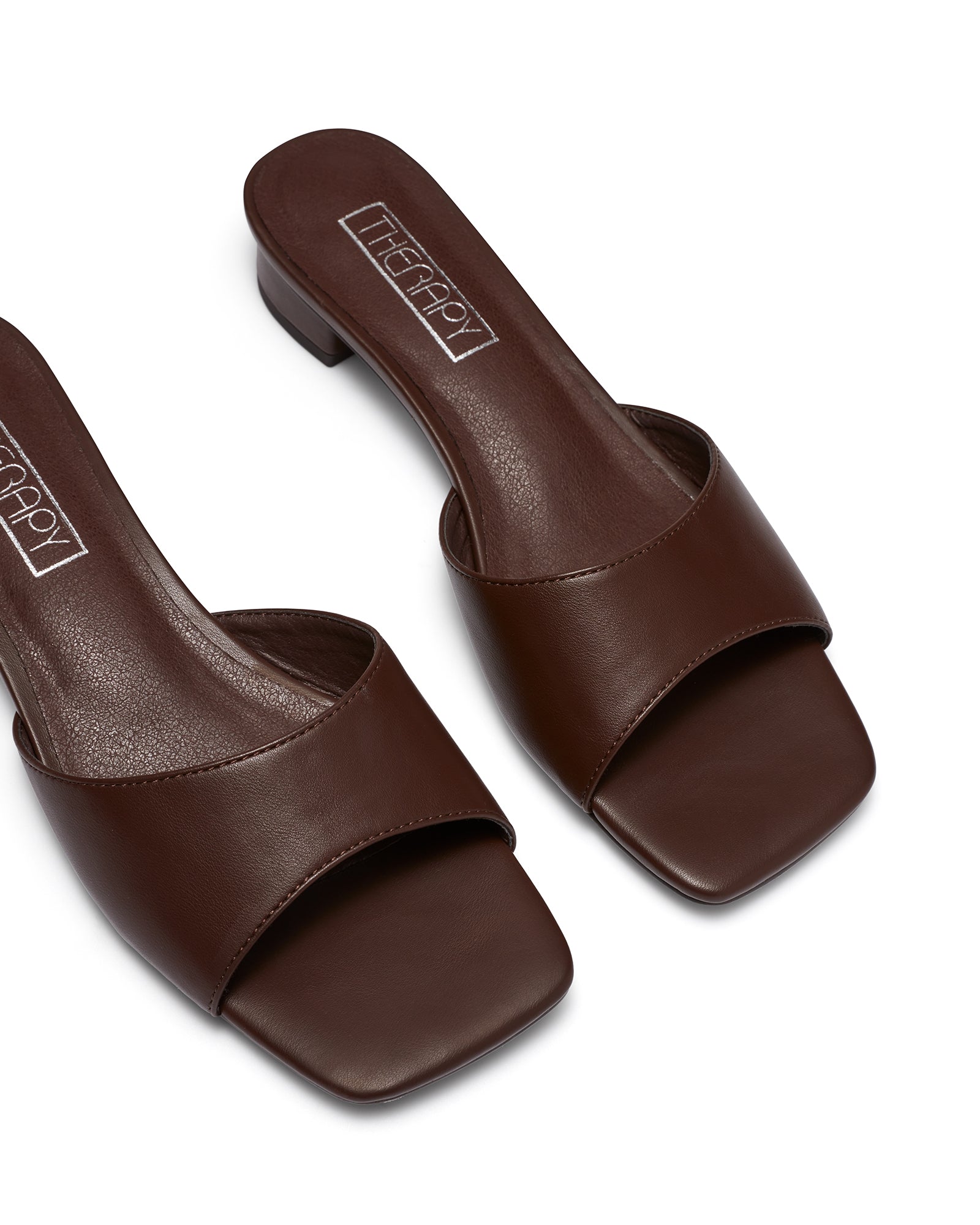 Therapy Shoes Debbie Chocolate | Women's Heels | Sandals | Mules | Slide