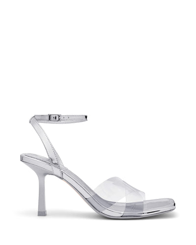 Therapy Shoes Dita Platinum | Women's Heels | Sandals | Stiletto | Mule