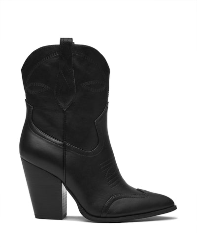 Therapy Shoes Duke Black | Women's Boots | Western | Mid Calf | Cowboy