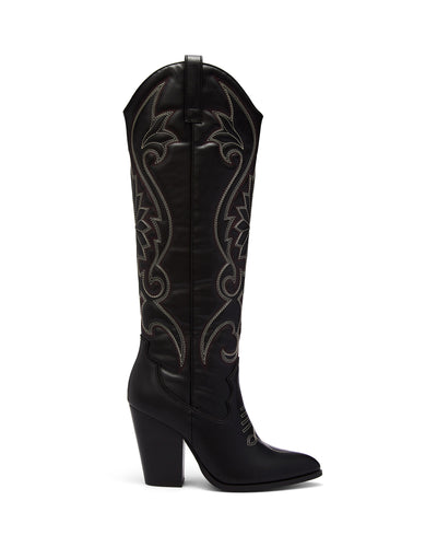 Therapy Shoes Dutchess Black | Women's Boots | Western | Knee High | Tall