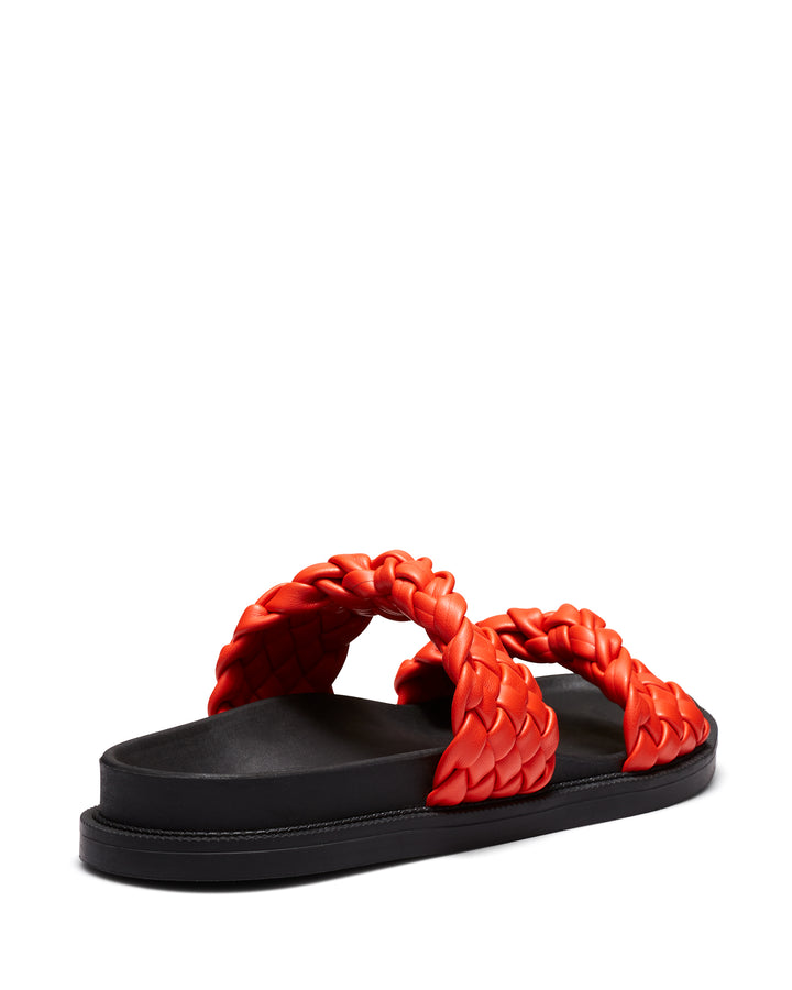 Therapy Shoes Evil Tangerine | Women's Sandals | Slides | Flats | Woven