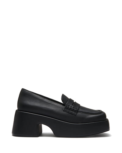 Therapy Shoes x Ella May Ding | Rustica Black Smooth | Women's Loafers
