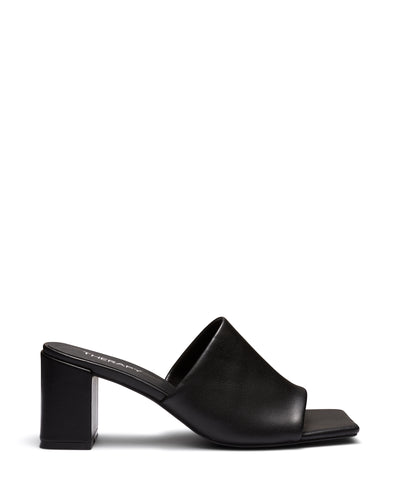 Therapy Shoes Grimes Black | Women's Heels | Sandals | Mules | Square Toe