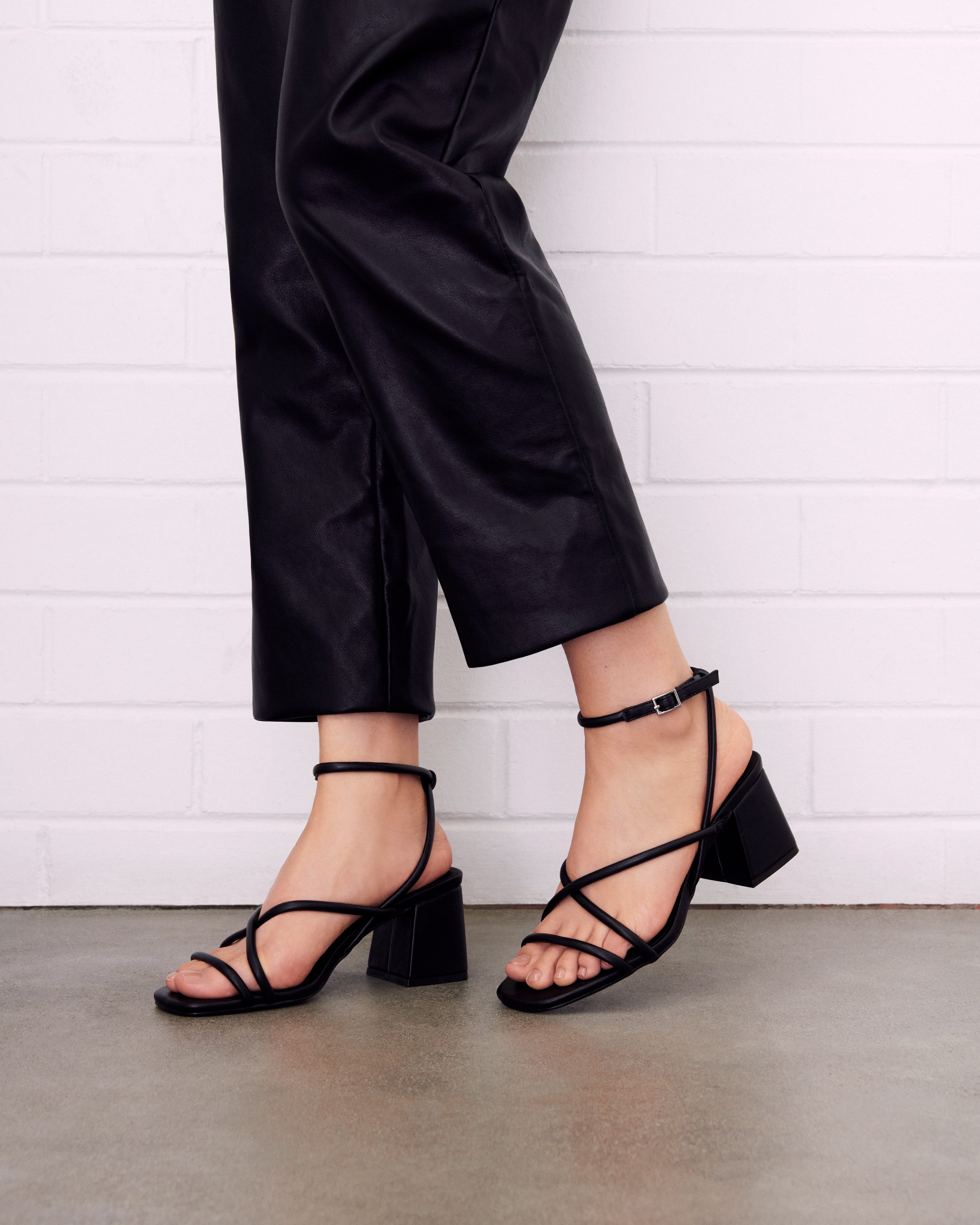 Therapy Shoes Harper Black | Women's Heels | Sandals | Strappy
