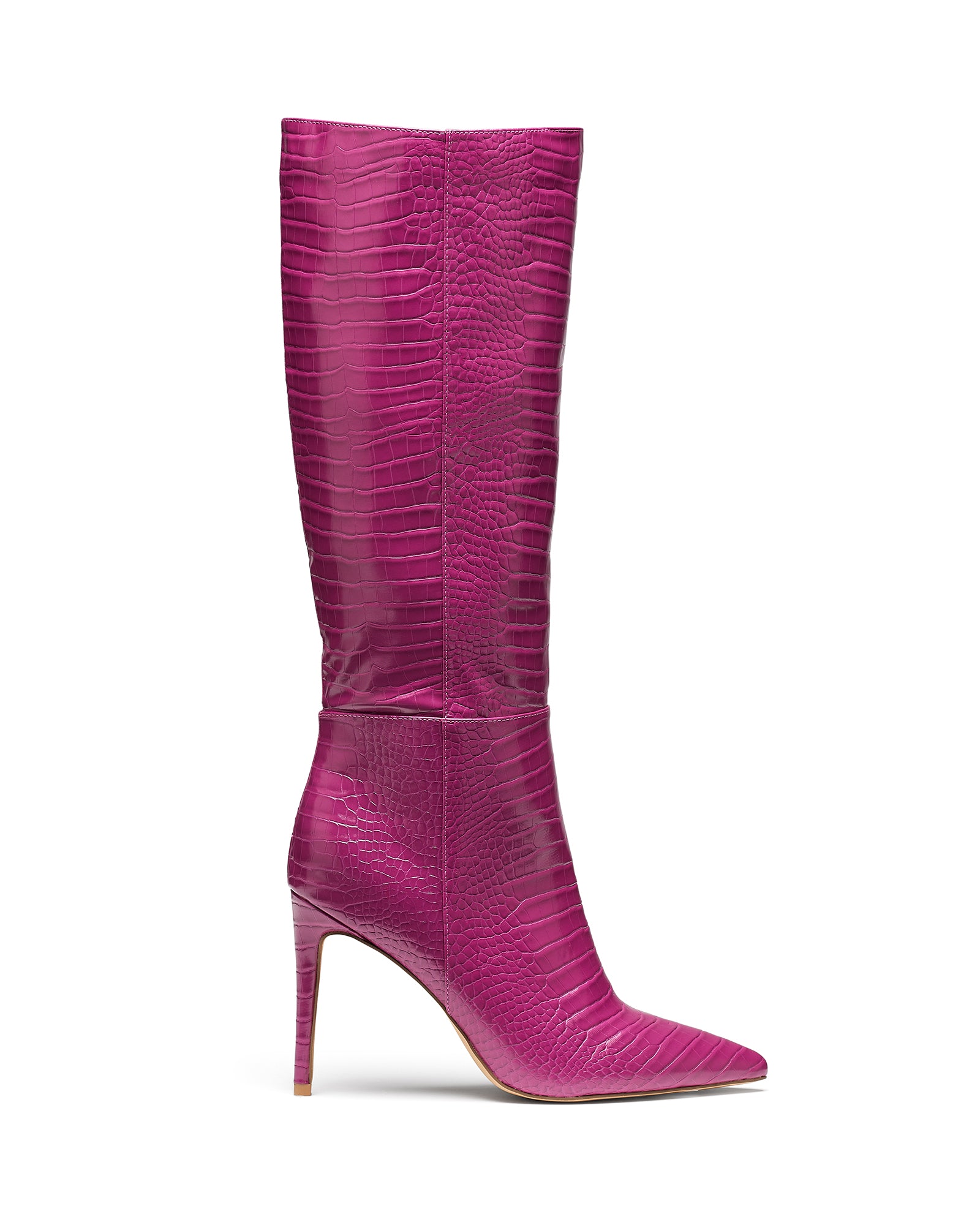 Icon Tall Boot Grape Croc
