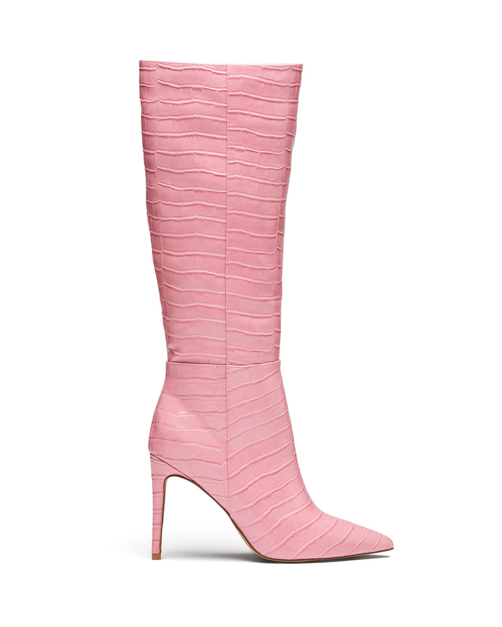 Therapy Shoes Icon Pink Croc | Women's Boots | Tall | Knee High