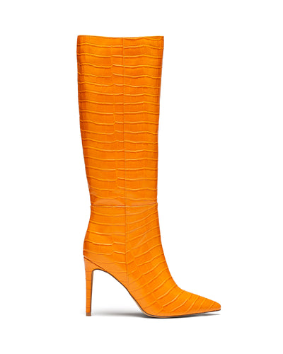Therapy Shoes Icon Tangerine Croc | Women's Boots | Tall | Knee High