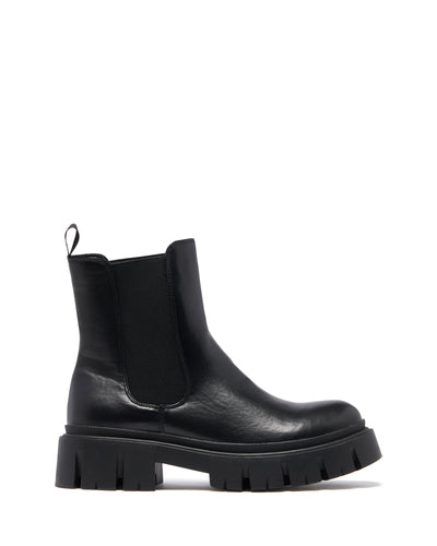 Therapy Shoes Idol Black | Women's Boots | Ankle | Chunky | 90's | Gusset