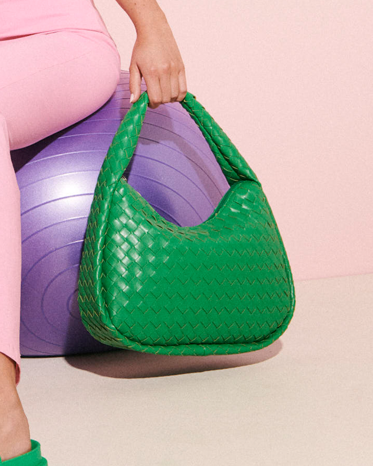 Therapy Shoes Jupiter Green | Women's Bag | Handbag | Woven 