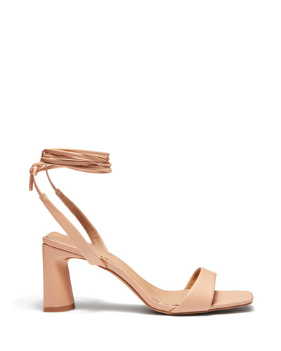 Therapy Shoes Kameron Nude | Women's Heels | Sandals | Tie Up 