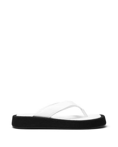 Therapy Shoes Kari White | Women's Sandals | Slides | Flatform | Thong