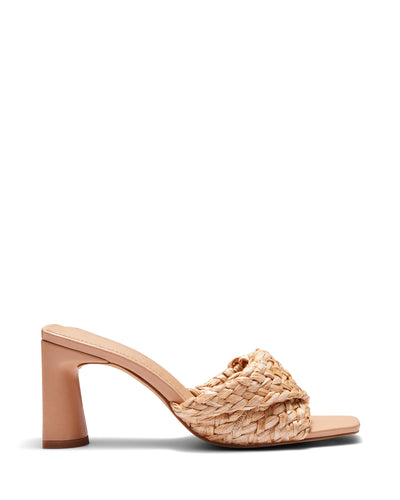 Therapy Shoes Karla Natural | Women's Heels | Sandals | Mules | Raffia 