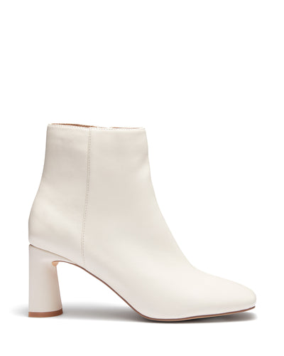 Therapy Shoes Katia Cream | Women's Boots | Ankle | Dress | Mid Heel