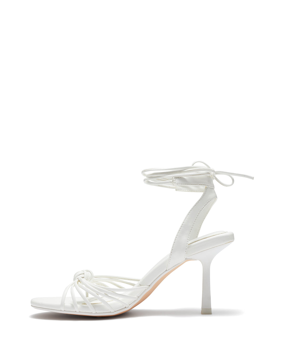 Therapy Shoes Lavish White | Women's Heels | Sandals | Stiletto | Tie Up 