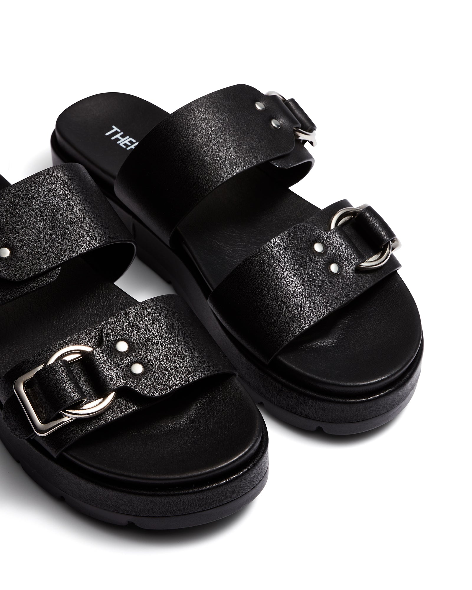 Therapy Shoes Litmus Black | Women's Sandals | Slides | Platform
