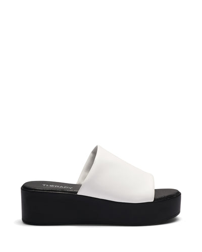 Therapy Shoes Livid White | Women's Slides | Platforms | Sandals 