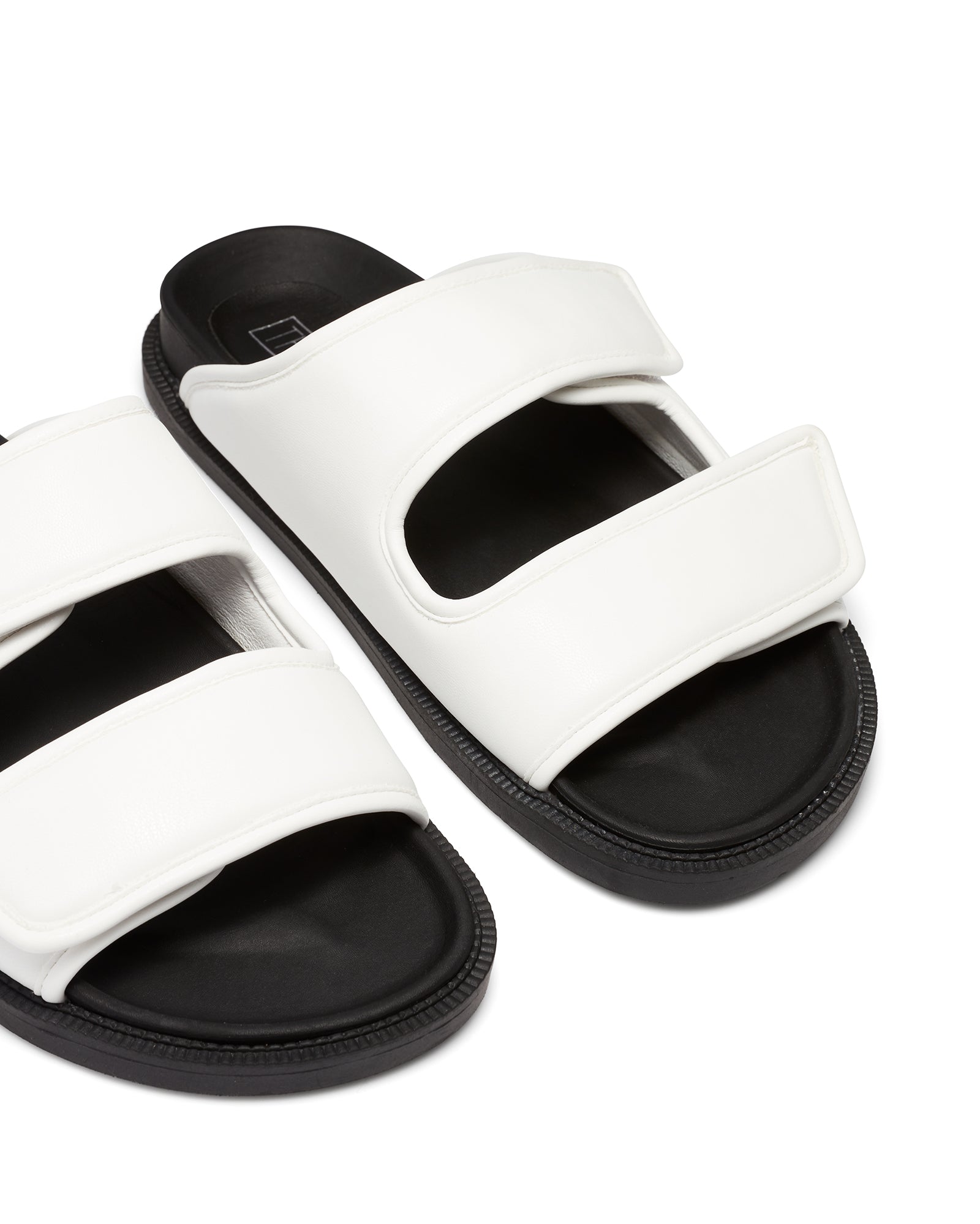 Therapy Shoes Lola White | Women's Slides | Sandals | Flatform | Flat