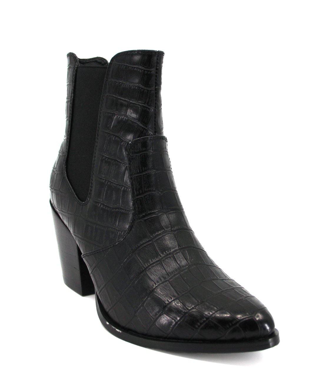 Miles Black Croc - Therapy Shoes