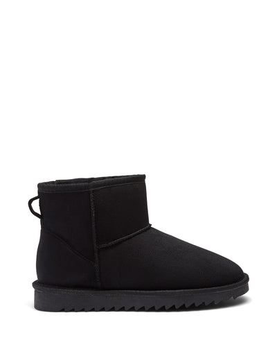 Therapy Shoes Mimi Black | Ugg Boot | Faux Fur | Slipper | Slip On | Flat
